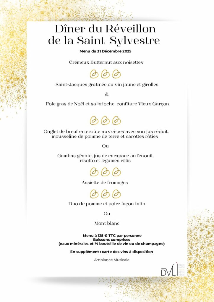 Notre complexe est en fête pour la Saint-Sylvestre !